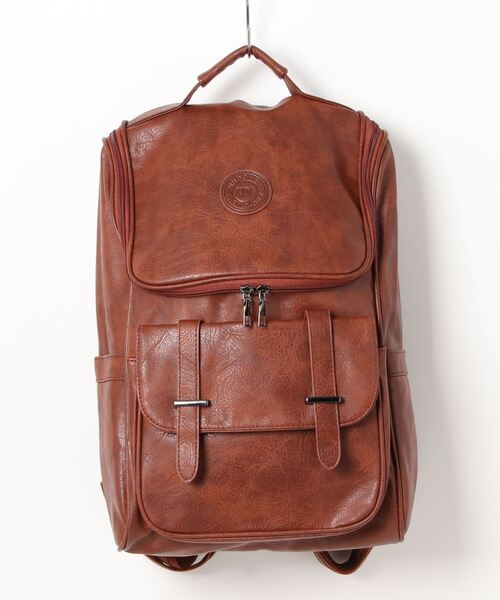 Burner(バーナー)の「【OKUOKU 0909】 バックパック oku-bag-666528547883-40 U(バックパック/リュック・メンズ・グレー/ブラック/ブラウン・FREE)」の13枚目の写真