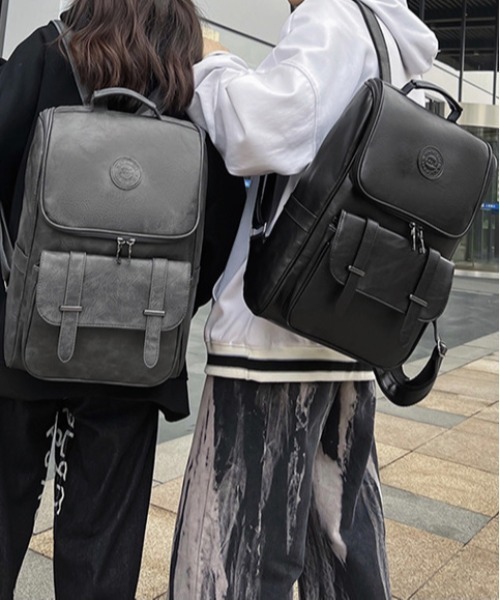 Burner(バーナー)の「【OKUOKU 0909】 バックパック oku-bag-666528547883-40 U(バックパック/リュック・メンズ・グレー/ブラック/ブラウン・FREE)」の11枚目の写真