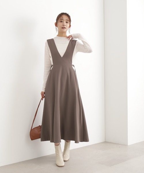 N.（N. Natural Beauty Basic）（エヌエヌナチュラルビューティーベーシック）の「◆ポコポコインナーカットソー（Tシャツ/カットソー・レディース・オフホワイト/ブラック/ピンク・MEDIUM）」の10枚目の写真