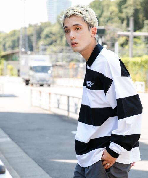 WEGO(ウィゴー)の「WEGO/ヘビーウエイトハーフジップワンポイントロンT(Tシャツ/カットソー・メンズ・グレー/ブラック/ホワイト系その他5/グリーン系その他5・MEDIUM/LARGE)」の18枚目の写真