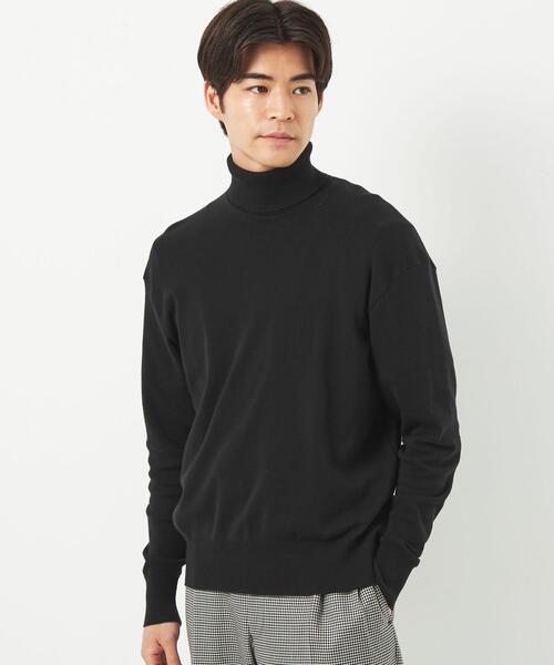 green label relaxing（グリーンレーベルリラクシング）の「＜gicipi＞TIGRE タートルネック ニットソー（ニット/セーター・メンズ・ネイビー/ベージュ/ホワイト・M/L/XL）」の3枚目の写真