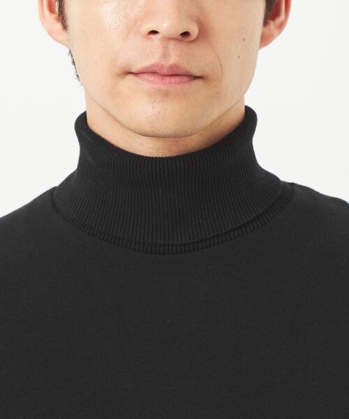 green label relaxing（グリーンレーベルリラクシング）の「＜gicipi＞TIGRE タートルネック ニットソー（ニット/セーター・メンズ・ネイビー/ベージュ/ホワイト・M/L/XL）」の7枚目の写真