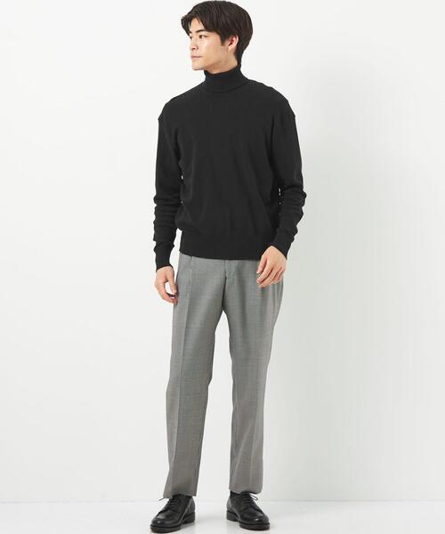 green label relaxing（グリーンレーベルリラクシング）の「＜gicipi＞TIGRE タートルネック ニットソー（ニット/セーター・メンズ・ネイビー/ベージュ/ホワイト・M/L/XL）」の11枚目の写真