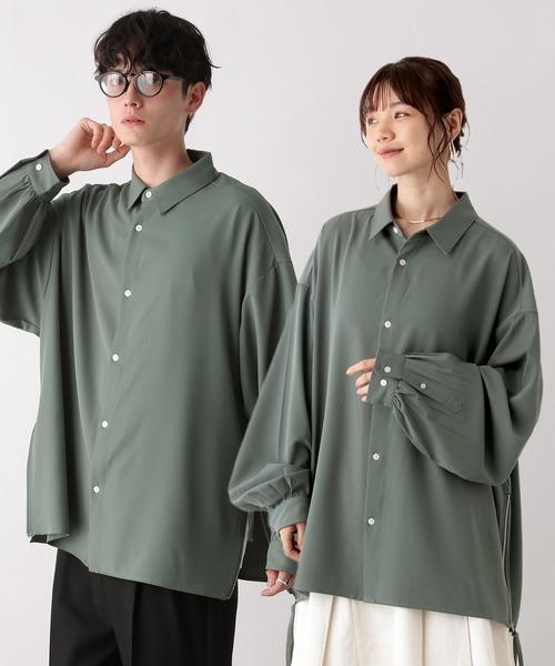 RAGEBLUE（レイジブルー）の「【LUXURY+EASY】SIDE ZIP LOOSE SHIRTS
