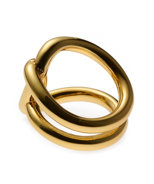 CENE（セネ）の「【CENE】セネ/ビッククロスリング（リング・レディース・ゴールド/シルバー・#11/#13/#9/#15/#7）」の10枚目の写真