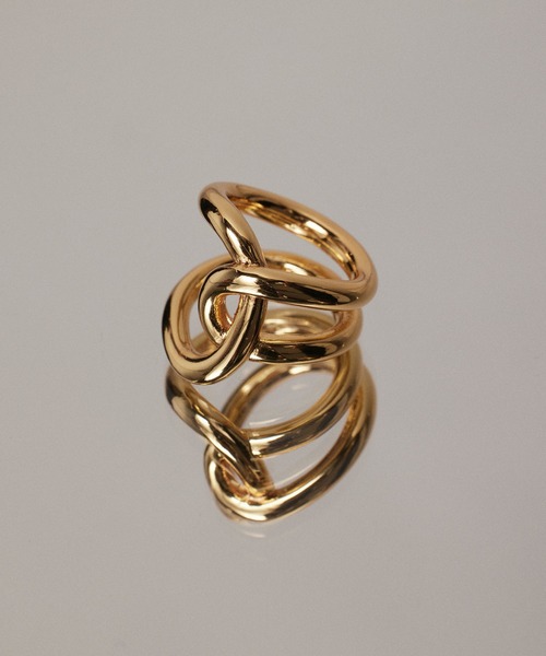 CENE（セネ）の「【CENE】セネ/ビッククロスリング（リング・レディース・ゴールド/シルバー・#11/#13/#9/#15/#7）」の8枚目の写真