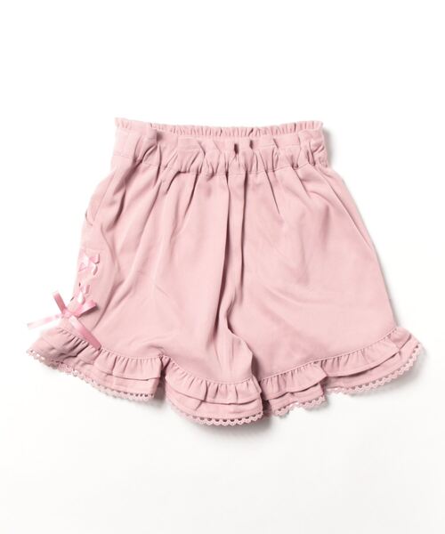 ファミリア 黒ブラック 裾フリル キュロット ショートパンツ 90 ITEM - WEAR > BOTTOMS | ファミリア公式サイト
