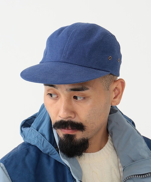 BEAMS PLUS(ビームスプラス)の「BEAMS PLUS / ヘビー オックスフォード フィッシング キャップ(キャップ・メンズ・グリーン/ブルー/レッド/カーキ・ONE SIZE)」の5枚目の写真