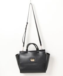 【ま！】FURLA エマEmma ハンドバッグ ホワイト/ブラック フルラ FURLA EMMA ハンドバッグ レザー バイカラー 黒 ブラック