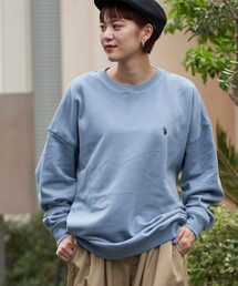 FREAK'S STORE（フリークスストア）の「U.S. POLO ASSN./ユーエスポロアッスン 別注ワンポイント刺繍ロゴクルーネックスウェット/裏起毛/ユニセックス(限定展開)（スウェット・メンズ）」