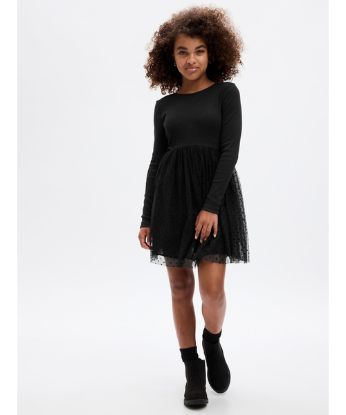 GAP（ギャップ）の「チュールワンピース (キッズ)（ワンピース・キッズ・ブラック/ピンク・M/XS/XL/XXL/S/L）」の2枚目の写真
