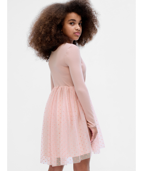 GAP（ギャップ）の「チュールワンピース (キッズ)（ワンピース・キッズ・ブラック/ピンク・M/XS/XL/XXL/S/L）」の3枚目の写真