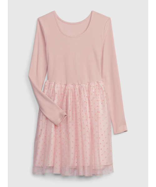 GAP（ギャップ）の「チュールワンピース (キッズ)（ワンピース・キッズ・ブラック/ピンク・M/XS/XL/XXL/S/L）」の4枚目の写真