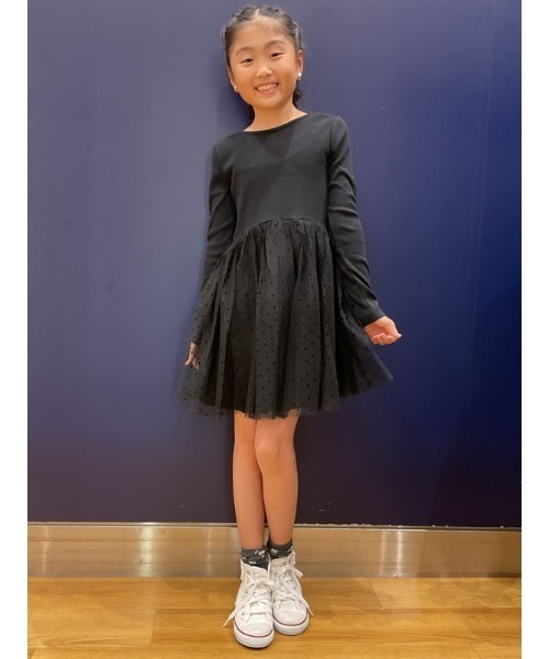 GAP（ギャップ）の「チュールワンピース (キッズ)（ワンピース・キッズ・ブラック/ピンク・M/XS/XL/XXL/S/L）」の8枚目の写真