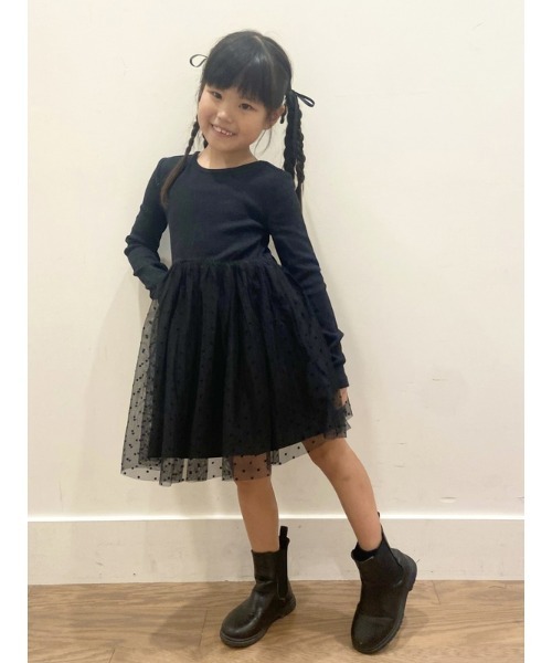 GAP（ギャップ）の「チュールワンピース (キッズ)（ワンピース・キッズ・ブラック/ピンク・M/XS/XL/XXL/S/L）」の9枚目の写真