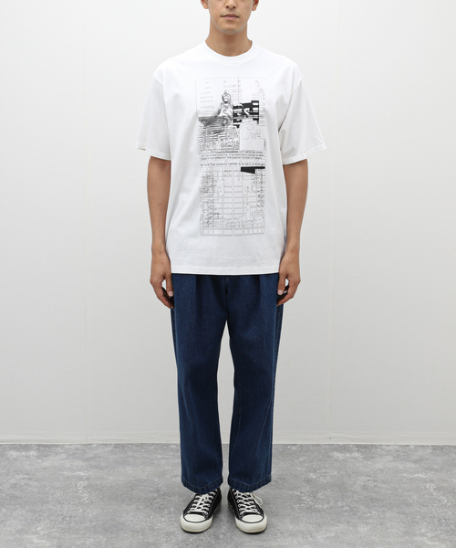 C.E（シーイー）の「【C.E / シーイー】MD UNCANNY NORMAL T（Tシャツ/カットソー・メンズ・ホワイト/ブラック・LARGE/MEDIUM）」の3枚目の写真