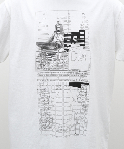 C.E（シーイー）の「【C.E / シーイー】MD UNCANNY NORMAL T（Tシャツ/カットソー・メンズ・ホワイト/ブラック・LARGE/MEDIUM）」の12枚目の写真