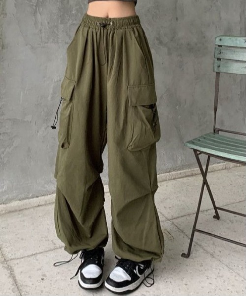 Y-3 - 【ラスト1点】CRINKLE NYLON CUFF PANTS / クリンクル