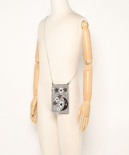 チャイハネ（チャイハネ）の「【チャイハネ】夜空なミニポーチショルダー（ショルダーバッグ・レディース・ゴールド/ブルー/シルバー・FREE）」の7枚目の写真