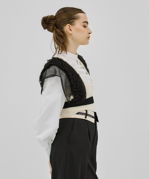 UNITED TOKYO（ユナイテッドトウキョウ）の「フロッシュニットベスト（ベスト・レディース・ブラック/その他2・FREE）」の13枚目の写真