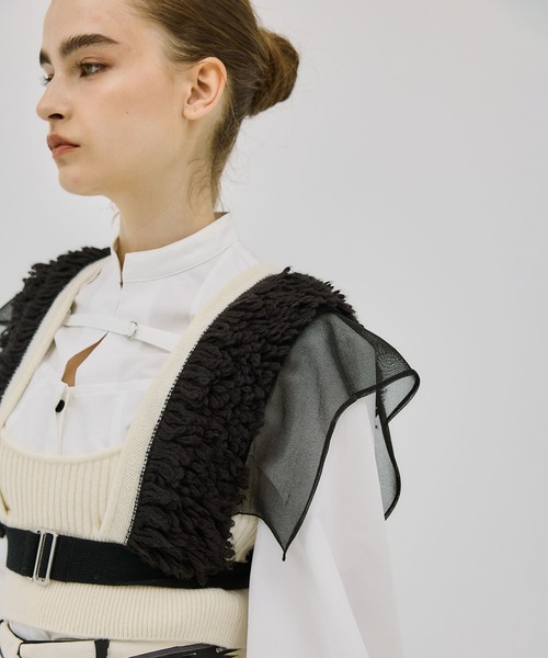 UNITED TOKYO（ユナイテッドトウキョウ）の「フロッシュニットベスト（ベスト・レディース・ブラック/その他2・FREE）」の11枚目の写真