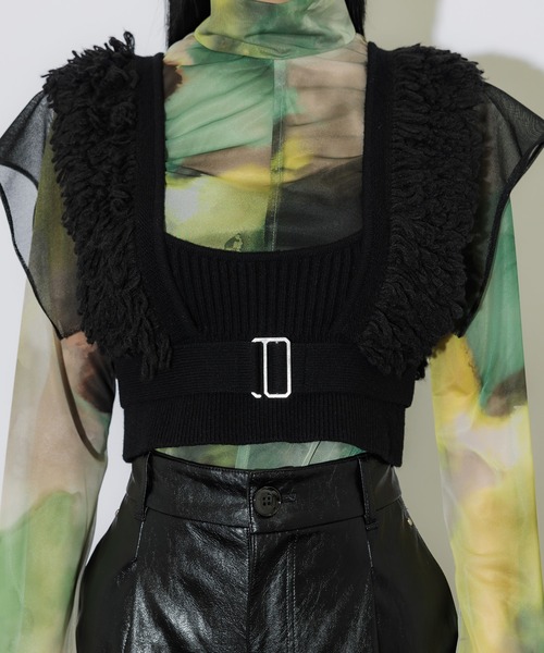 UNITED TOKYO（ユナイテッドトウキョウ）の「フロッシュニットベスト（ベスト・レディース・ブラック/その他2・FREE）」の21枚目の写真