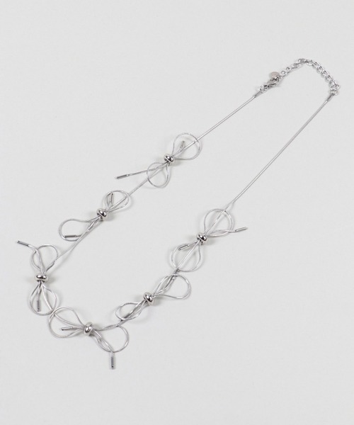 MARLAND BUCKUS リボンネックレス bow necklaces（Marland
