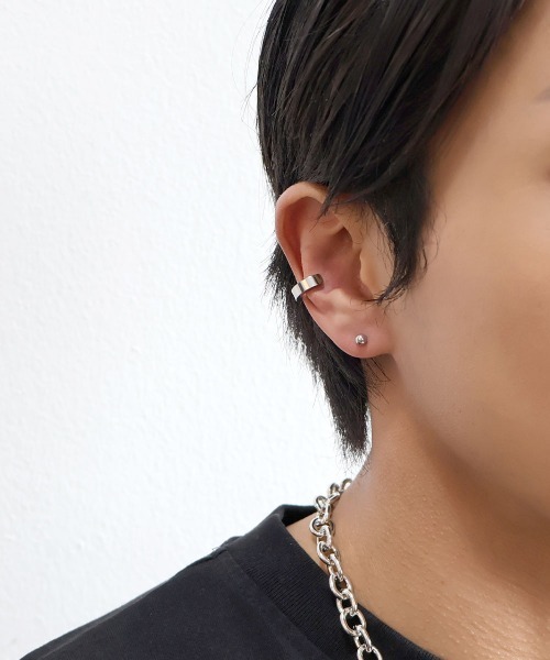 4INT.(フォイント)の「メタルボール スタッドピアス 3セット / サージカルステンレス316L (金属アレルギー対応)(ピアス(両耳用)・メンズ・シルバー/ブラック/ゴールド/ブラック系その他/シルバー系その他/ゴールド系その他・FREE)」の12枚目の写真