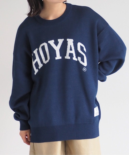 ニット セーター 「DISCUS×UNIV.E TOWN」カレッジニット　WEB限定 レディース メンズ DISCUS ATHLETIC/ディスカスアスレチック レディース トップス