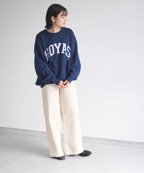 セール】【DISCUS×UNIV.GEORGE TOWN】カレッジニット WEB限定
