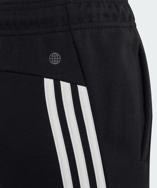 adidas（アディダス）の「フューチャーアイコン スリーストライプス アンクルパンツ / アディダス adidas（その他パンツ・キッズ・パープル/ブラック・150/160/130/140）」の8枚目の写真