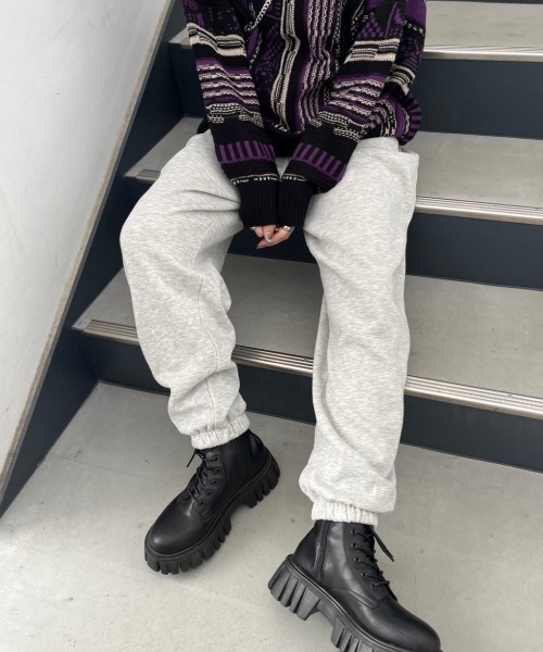 nemne store(ネンネストア)の「【低身長サイズあり】裏起毛スウェットパンツ(スウェットパンツ・レディース・クリーム/杢グレー・SMALL/MEDIUM)」の13枚目の写真
