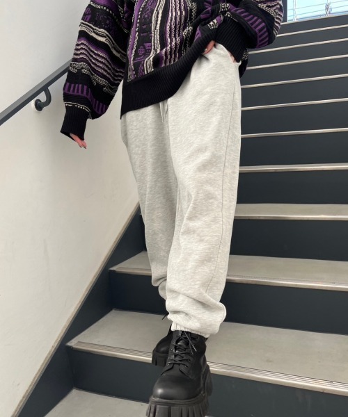 nemne store(ネンネストア)の「【低身長サイズあり】裏起毛スウェットパンツ(スウェットパンツ・レディース・クリーム/杢グレー・SMALL/MEDIUM)」の5枚目の写真