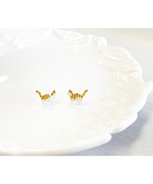 GGD SELECT | ミニ猫エポ塗装ピアス[ナツコ・グレース](ピアス（両耳用）)