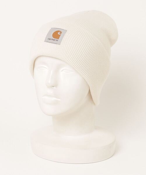 Carhartt WIP(カーハートダブリューアイピー)の「【Carhartt/カーハート】アクリル ワッチキャップ/WIP ACRYLIC WATCH HAT /ニット帽(ニットキャップ/ビーニー・メンズ・ライトブラウン/アイボリー/ブラック/ダークオリーブ・FREE)」の7枚目の写真
