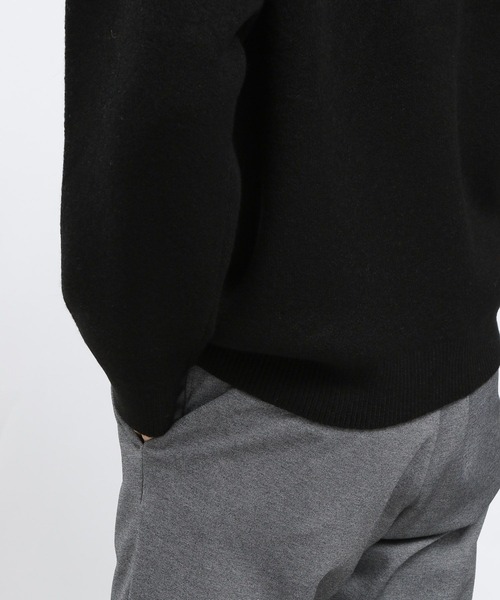 GLOBAL WORK Smile Seed Store（グローバルワーク スマイルシードストア）の「ストレッチブークレプルオーバーアソート/907905（ニット/セーター・メンズ・サックスブルー/アイボリー/ホワイト系その他4/ブラック・X-LARGE/SMALL/LARGE/MEDIUM）」の22枚目の写真