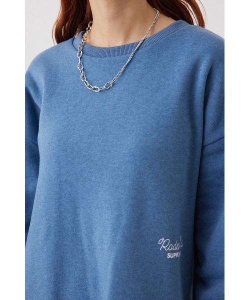 RODEO CROWNS WIDE BOWL（ロデオクラウンズワイドボウル）の「RCSカラーステッチL/Sワンピース（ワンピース・レディース・ライトカーキ/グレー×ホワイト/ブラック/ネイビー系1・FREE）」の13枚目の写真