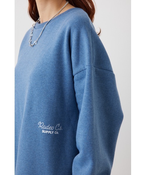 RODEO CROWNS WIDE BOWL（ロデオクラウンズワイドボウル）の「RCSカラーステッチL/Sワンピース（ワンピース・レディース・ライトカーキ/グレー×ホワイト/ブラック/ネイビー系1・FREE）」の15枚目の写真