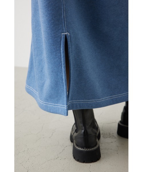 RODEO CROWNS WIDE BOWL（ロデオクラウンズワイドボウル）の「RCSカラーステッチL/Sワンピース（ワンピース・レディース・ライトカーキ/グレー×ホワイト/ブラック/ネイビー系1・FREE）」の19枚目の写真