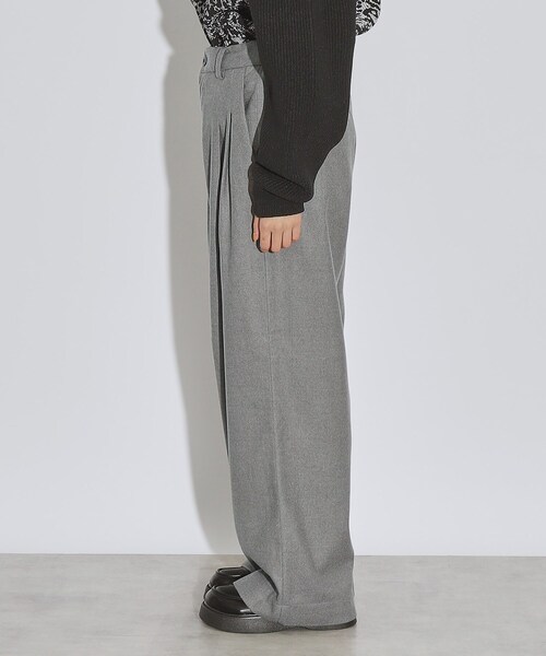 tk.TAKEO KIKUCHI（ティーケータケオキクチ）の「◆エクストラワイドスラックス（その他パンツ・レディース・グレー系4/ブラック・66）」の5枚目の写真