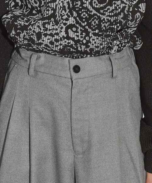 tk.TAKEO KIKUCHI（ティーケータケオキクチ）の「◆エクストラワイドスラックス（その他パンツ・レディース・グレー系4/ブラック・66）」の7枚目の写真