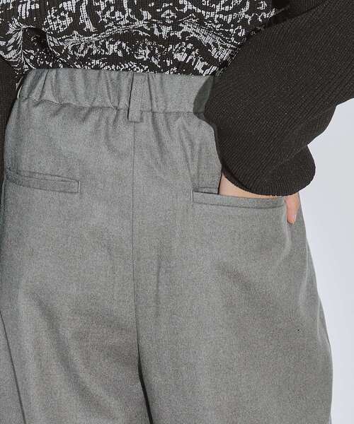 tk.TAKEO KIKUCHI（ティーケータケオキクチ）の「◆エクストラワイドスラックス（その他パンツ・レディース・グレー系4/ブラック・66）」の10枚目の写真