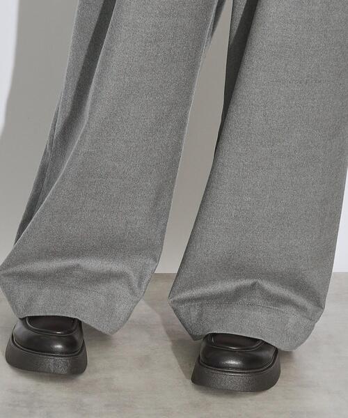 tk.TAKEO KIKUCHI（ティーケータケオキクチ）の「◆エクストラワイドスラックス（その他パンツ・レディース・グレー系4/ブラック・66）」の11枚目の写真