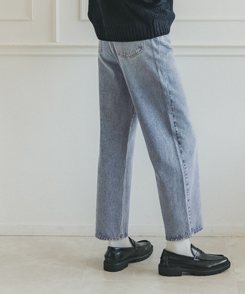 coca（coca）（コカ）の「ハイウエストデニムパンツ（デニムパンツ・レディース・ブルー・M/L）」の9枚目の写真