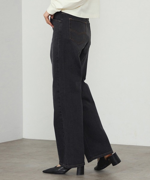 C17（シーセブンティーン）の「C17 ワイドデニムパンツ（デニムパンツ・レディース・インディゴブルー/ダークインディゴブルー/ライトインディゴブルー/ブラック系その他/ブルー系その他/ブルー/ブラック/ブラック系その他2/ブラック系その他3・30/31/28/29/27/26）」の11枚目の写真