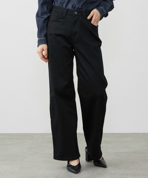 C17（シーセブンティーン）の「C17 ワイドデニムパンツ（デニムパンツ・レディース・インディゴブルー/ダークインディゴブルー/ライトインディゴブルー/ブラック系その他/ブルー系その他/ブルー/ブラック/ブラック系その他2/ブラック系その他3・30/31/28/29/27/26）」の18枚目の写真