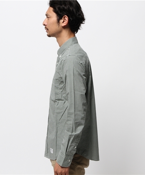 NANO universe（ナノユニバース）の「:ギンガム SH（シャツ/ブラウス・メンズ・グリーン/ラベンダー/ブルー/ネイビー・40/44/46/42）」の15枚目の写真