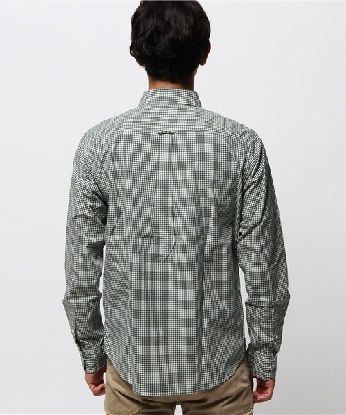 NANO universe（ナノユニバース）の「:ギンガム SH（シャツ/ブラウス・メンズ・グリーン/ラベンダー/ブルー/ネイビー・40/44/46/42）」の16枚目の写真