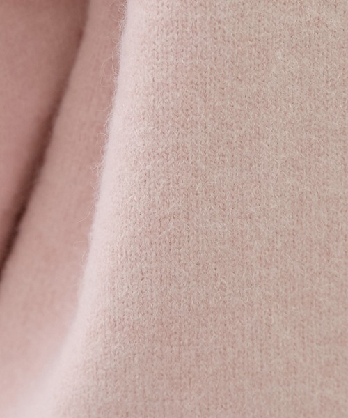 nissen（ニッセン）の「オーバーサイズシャギーニット（ニット/セーター・レディース・ピンク/アイボリー・L-XL/S-M）」の16枚目の写真