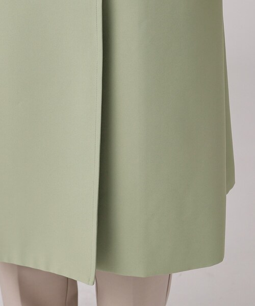 DRESKIP（ドレスキップ）の「◆【防花粉/撥水】ベーシック Aライン トレンチコート【CIRCRIC】（トレンチコート・レディース・ブラック/ライトグリーン/ライトベージュ・02/03/04）」の10枚目の写真